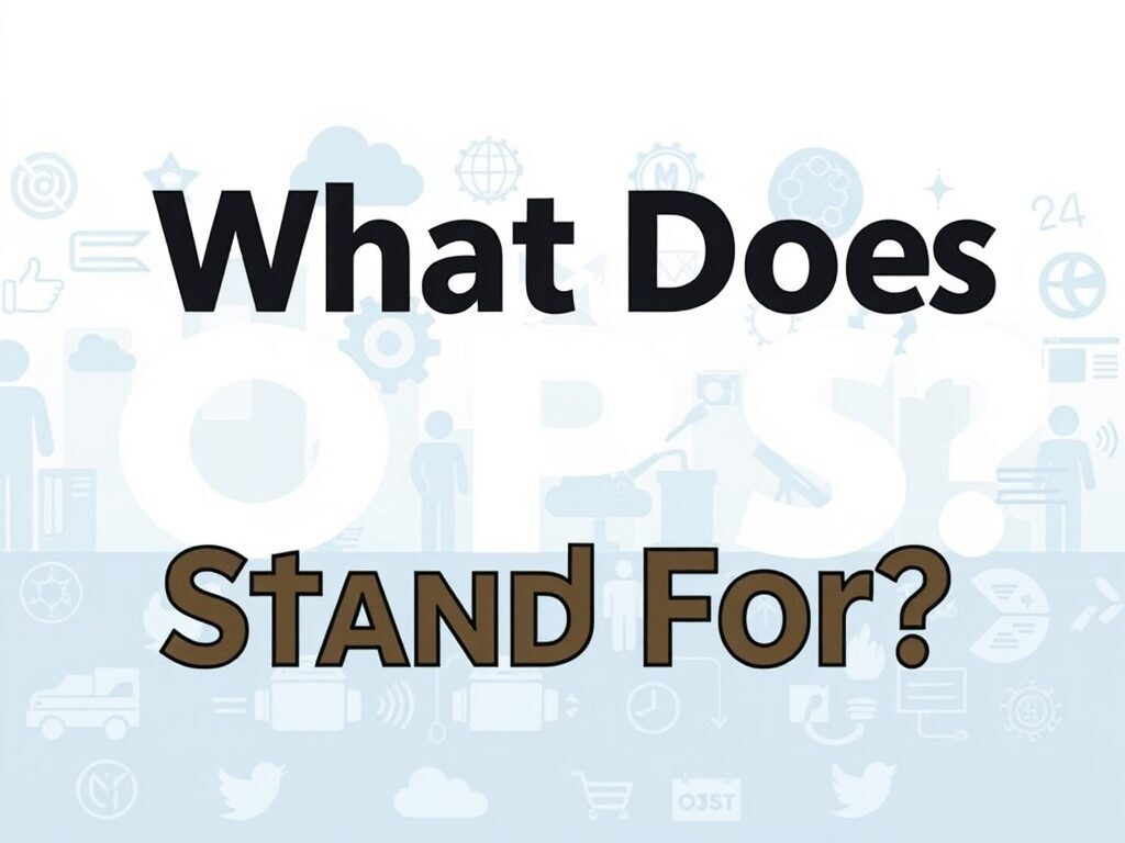 what does ops stand for