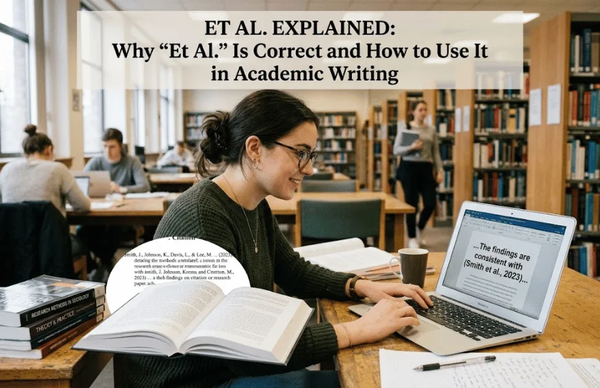 Et All Explained: Why “Et Al.” Is Correct and How to Use It in Academic Writing