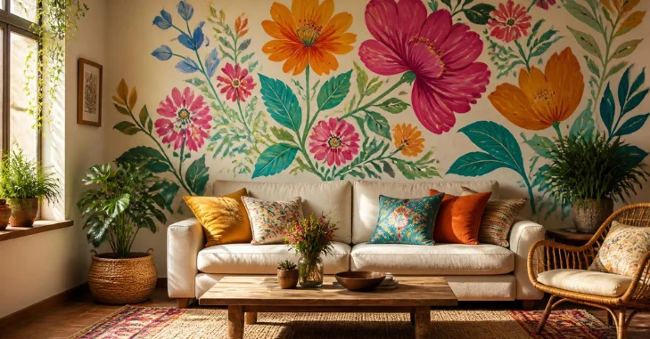 1. Paint the Wall Behind the Sofa